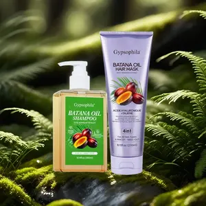 Batana Oil Hair Growth Bundle-Nature's Hair Rescue with shampoo & 4in1 conditioner-Treatment for Thick, Healthy,Smooth Hair & Reduce Hair loss Outdoorfun Rosemary Extract Cleansing Mask Cleanser Moisturizer Hyaluronic Acid Taurine Hydrating Nourish