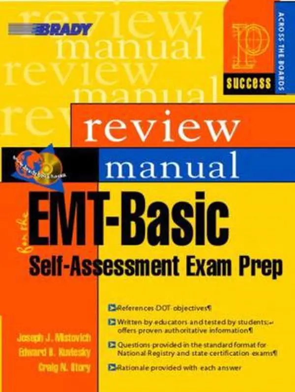 USED Book - EMT-Basic Self-Assessment Examination Review Manual by Joseph J. Mistovich (Paperback) - english