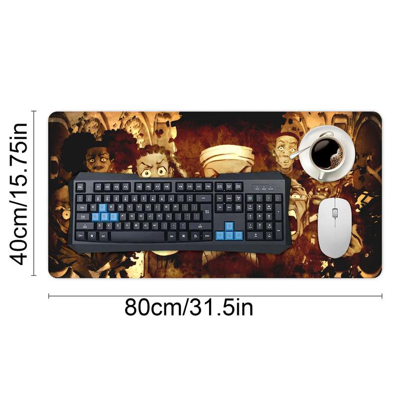 The Boondocks TV Show Inspired Non Slip Mouse Pad with Unique Character Design for Gaming and Office Use Non Slip Base Versatile for Gaming and Office Tasks