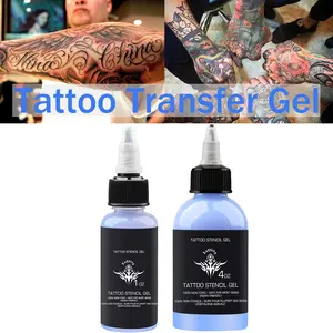 Tuffking Professional Tattoo Template Magic Gel Thermal Copier Transfer Jelly, 30/120ML Liquid, Single Item, No Alcohol or Aerosol, Tattoo Stencil