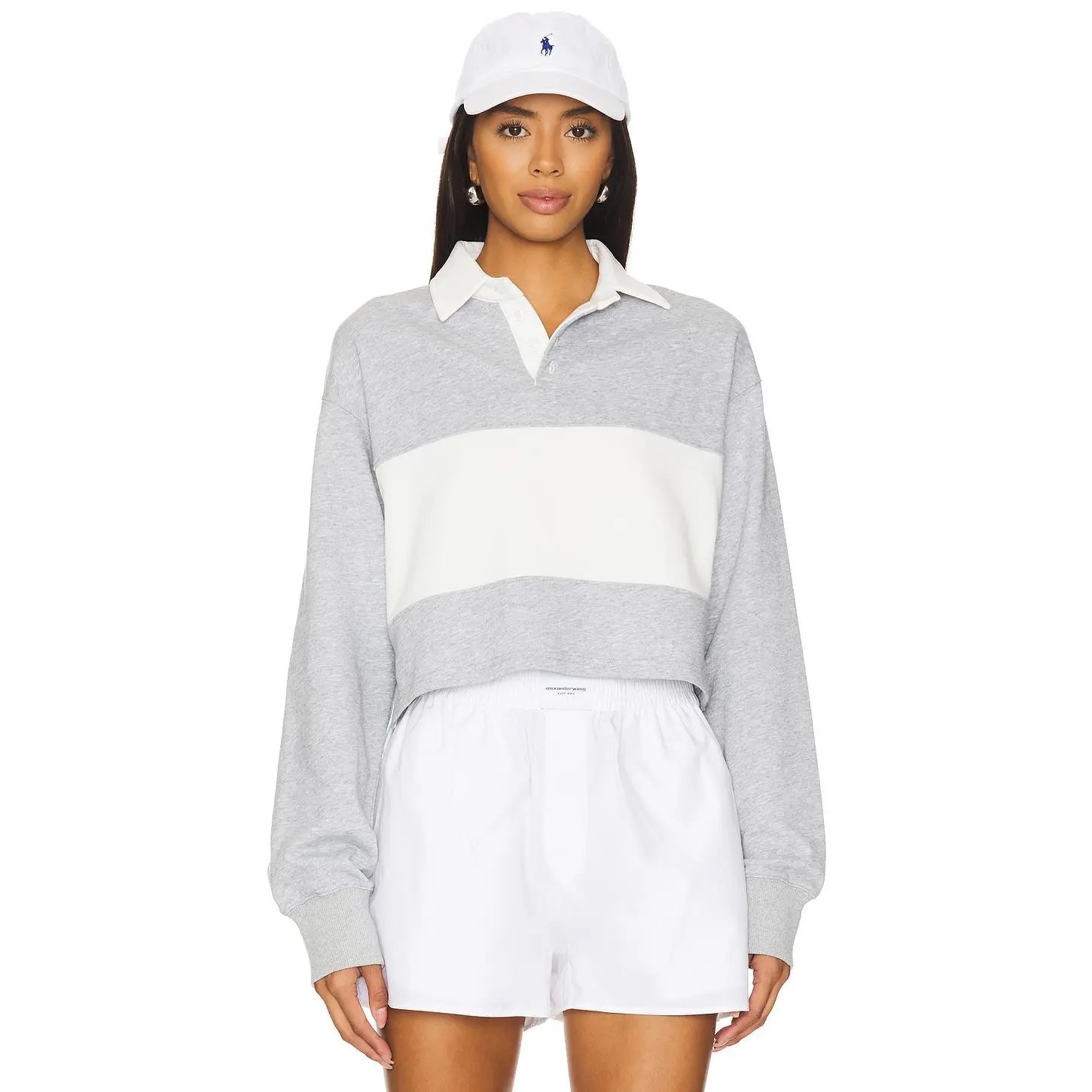 ALL THE WAYS Maurie Polo in Grey & White