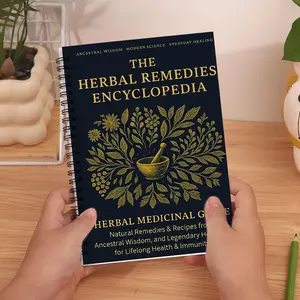 The Herbal Remedies Encyclopedia Notebook Comprehensive Health Guide with Herbal Therapy Recipes for Holistic Practitioners Pharmacists Home and Clinic Use