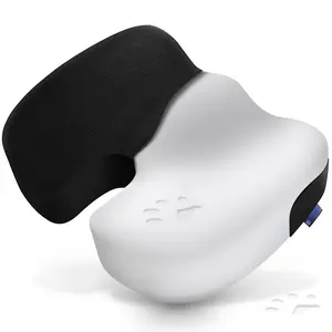 Comfort Foam Seat Cushion for Tailbone Pain Relief - Non-Slip Ergonomic Memory Foam for Office Chair, Wheelchair, Car Seat Support (Large)