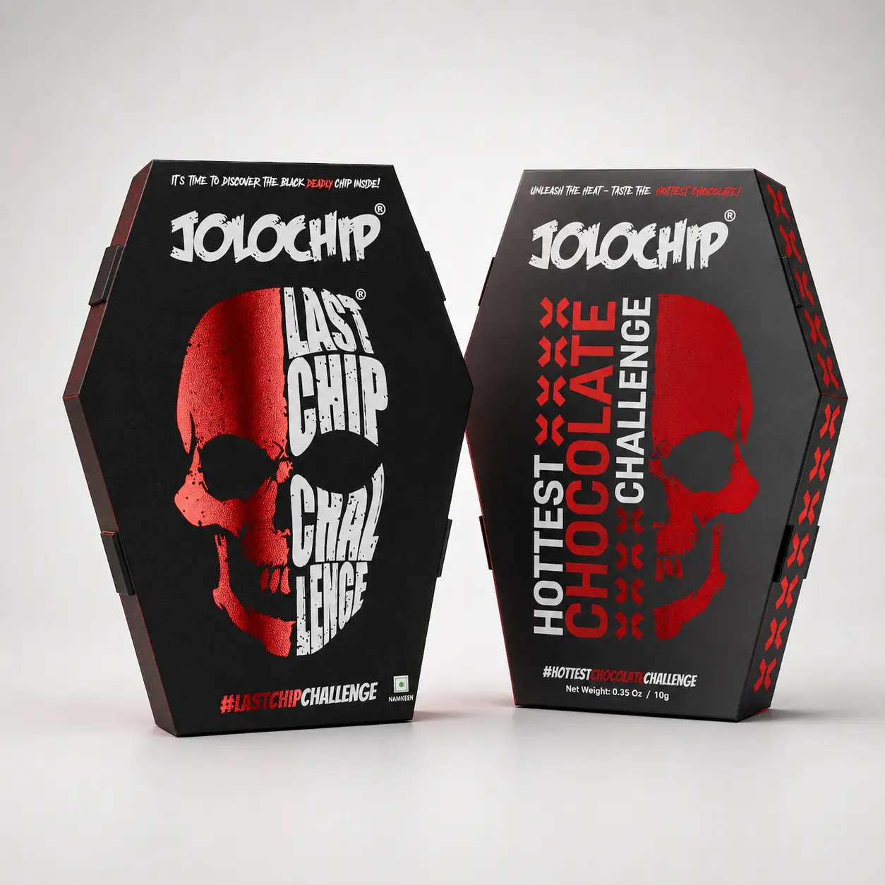 JOLOCHIP Extreme Spicy Challenge Bundle - Last Chip Challenge & Hottest Chocolate