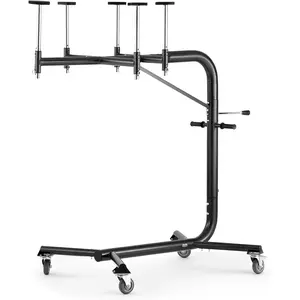 VEVOR Hard Top Remover Lift, 200 lbs, Jeep Hardtop Removal and Storage System, Easy One-Person Operation, Compatible with Jeep Wranglers 2 & 4 Door YJ, TJ, JK, JL & 4XE and Ford Bronco 4 Door & 6 Gen+