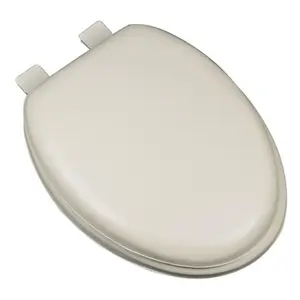 Premium Soft Elongated Toilet Seat, Bone