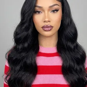 13x4 Lace Front Body Wave Wig Soft Flowing Waves Full Volume 3 Comb Secure Fit Human Hair for Everyday Style