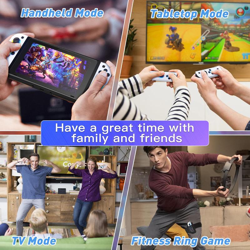 Light Up Joycon Compatible with Switch/Lite/OLED, Game Pad for Switch Console, Wireless Replacement Joypad Controller Joystick,TikTokShopStockUp,TikTokShopStockUp