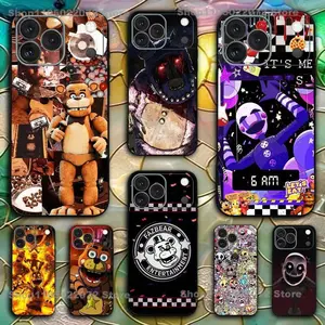 Five-Nights-At-Freddys Phone Case For iPhone 17,16,15,14,13,12,11,X,XS,Plus,Pro,Max,Cool Five-Nights-At-Freddys Fnaf,black Shockproof Cover