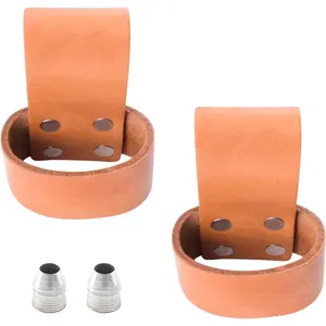 2PCS Brown Axe Holder Holster, Rustic Brown Holders, Hatchet, Belt Loop Sheath for Tool Carry