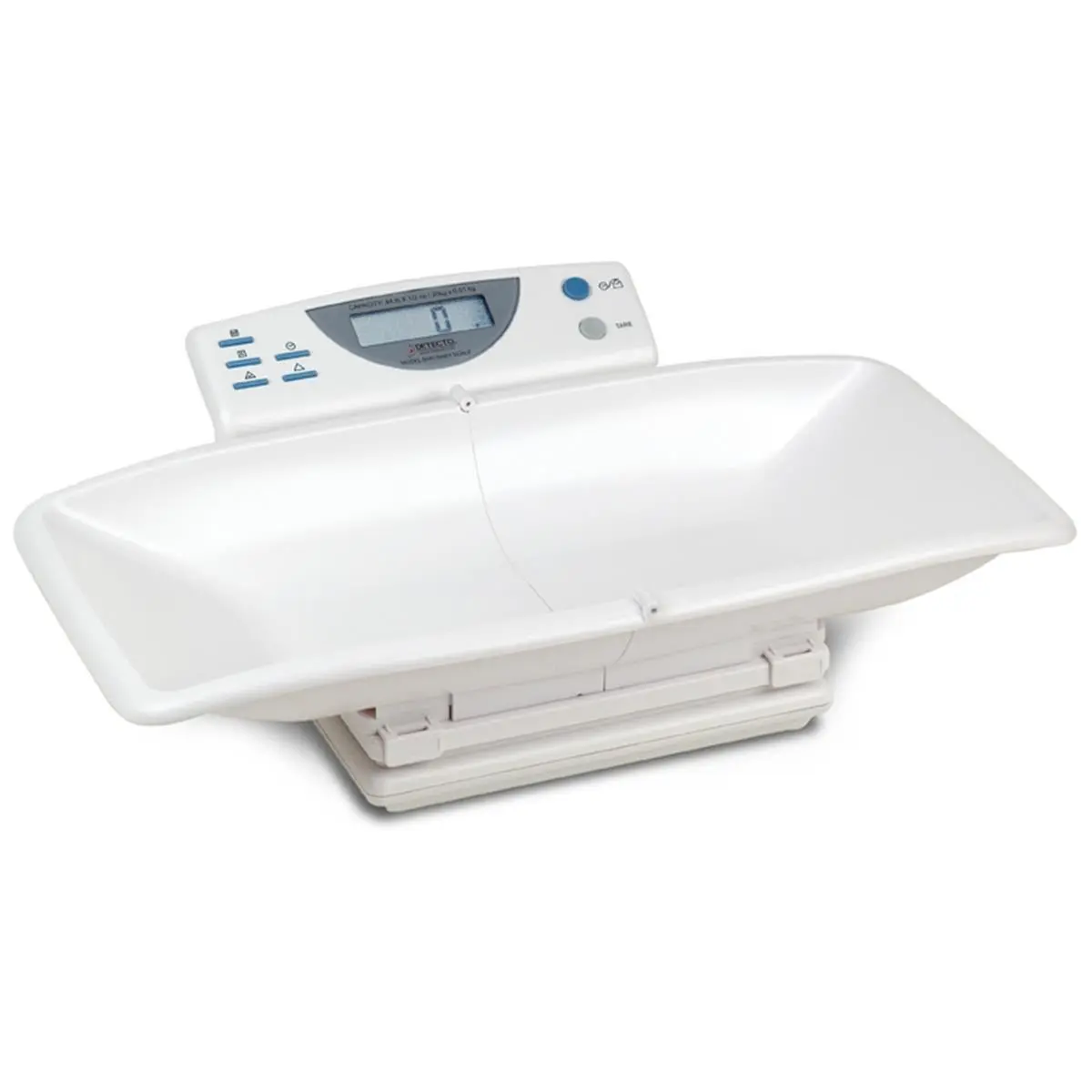 212 MAIN Digital Portable Baby Weighing Scale with Tray - 20.5 in. x 10.75 in. Tray, 44 lb/0.5 oz (20 kg/10 g) Capacity, Digital Display, Memory Function