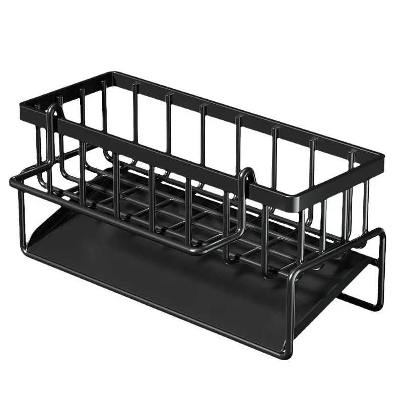 Metal Sponge Drain Holder  Multifunctional Storage Rack for Home, Kitchen Accessories Kitchen Sink Drain Rack &Stainless metal spongerack,  Storage Organizer, Household Essentials, Fall Decor, Kitchen Gadgets