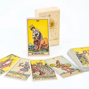 Classic Tarot For Beginners: Illustrated Oracle Card Deck with Guidebook