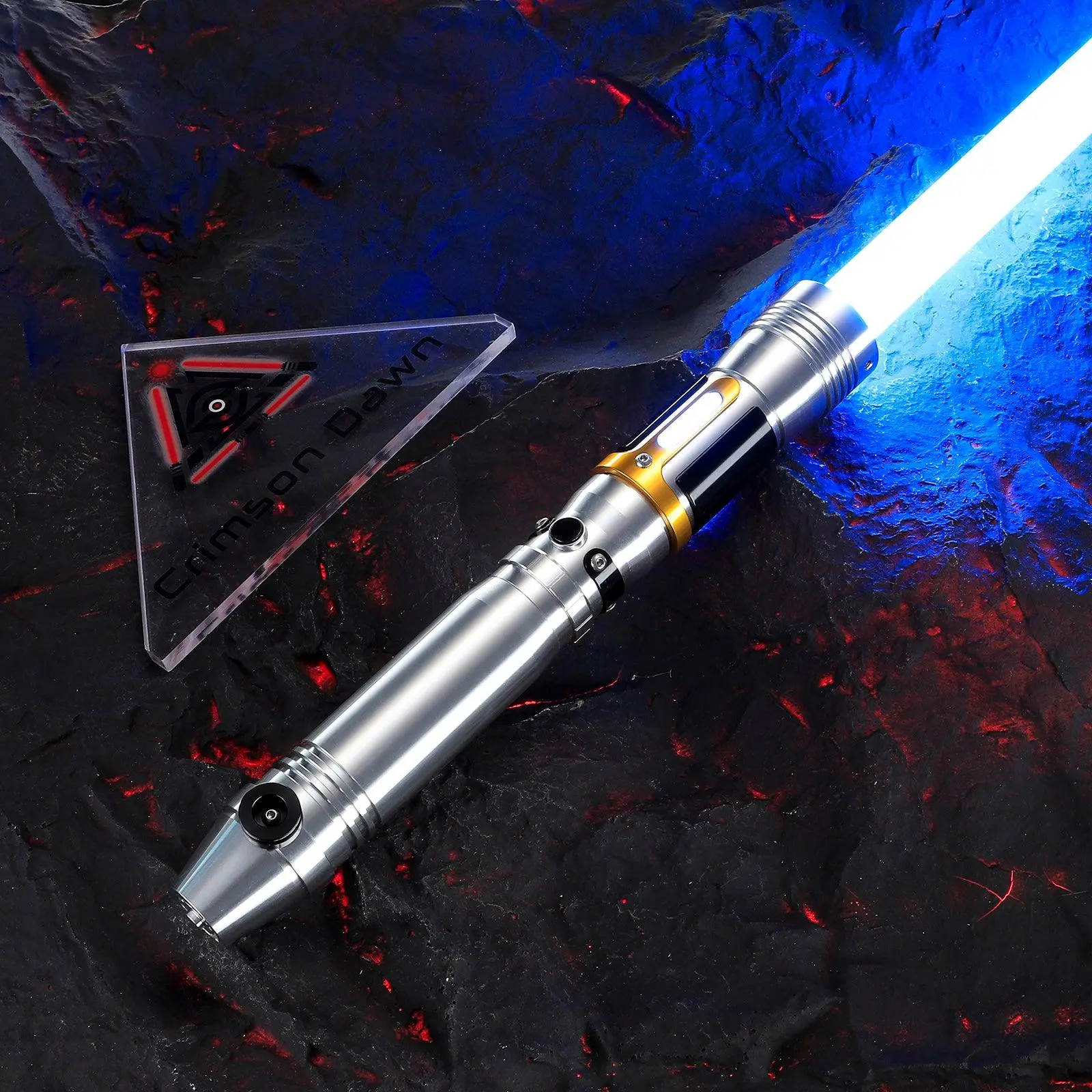 Crimson Dawn Aegis Lightsaber – Custom Metal Hilt Dueling Saber