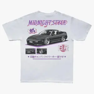 Retro Anime JDM t-shirt, Vintage Car t-shirt, Car Lover Gift, Unisex, Menswear, Best Gift for Him, Street Racing Shirt, Gift For Boy Friend Classic Cotton
