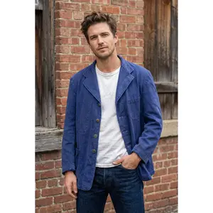 Unisex French Workwear Chore Jacket