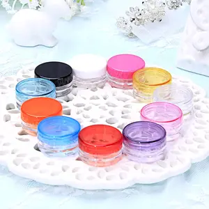 5g/10g Multi-Functional Travel Sample Bottles, Cosmetic Packaging Box, Gold Powder Bottle, Mini Makeup Samples, Easy Carry