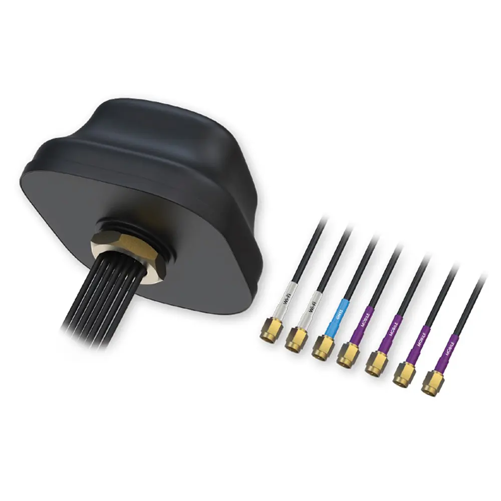 Teltonika 5G Multi-Band MIMO Roof Mount Antenna with Mobile, GNSS, Wi-Fi Functions and SMA Connector
