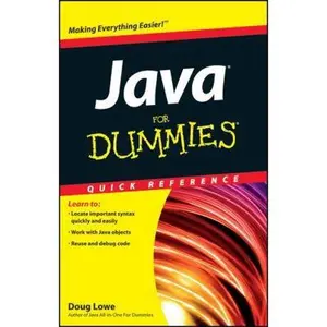 USED-Java for Dummies Quick Reference by Lowe, Doug (Paperback)