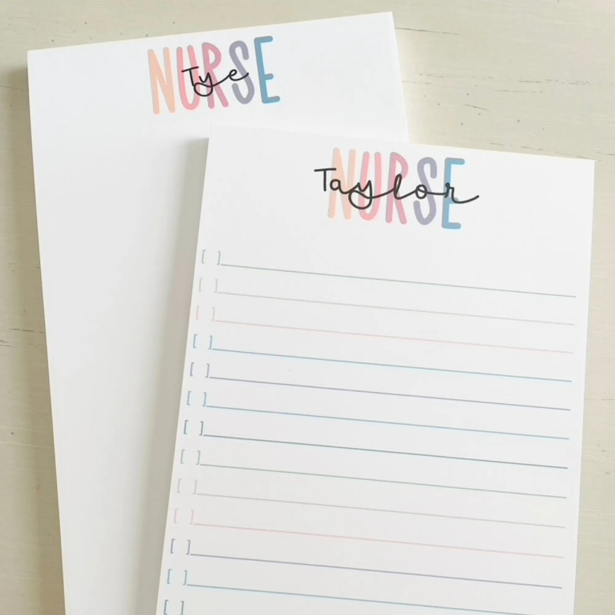 Nurse Customized Notepad Nurse Customized Notepad