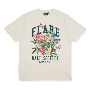 Ball Society T Shirt Cream