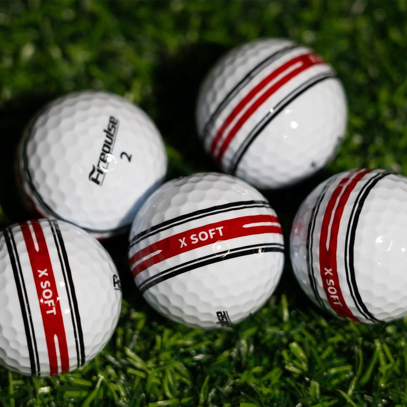 Firepulse X SOFT Golf Ball | 2-piece Construction | Surlyn Cover | White | 360 Track Alignment | 12count(1dozen)