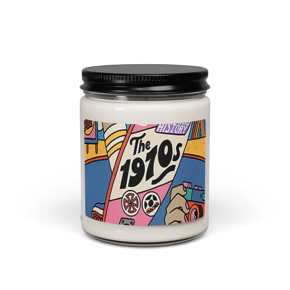 Scented soy candle