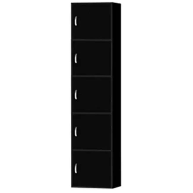 212 MAIN Wood Contemporary 5-Door Cabinet - 5-Door Design with Ample Storage, Ideal for Textiles, Soft Furnishings Organization