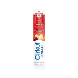 Cirkul Singles LifeSip Fruit Punch Liquid Stick Pack - Zero Calories No Sugar Vitamin B5 Flavor Pack