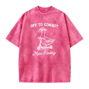 Off To Commit Mom Foolery, Mama Goose Shirt, Funny Goose Scooter, First Mother's Day Gift, Pregnancy Announcement, T-Shirt