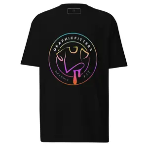 Graphic Men's Heavyweight Short-Sleeve T-Shirt, 100% Combed Ring-Spun Fabric, Regular Fit, Stitched Structured Classy Durable Soft, Casual Wear, Versatile for Layering, Stitch, Shortsleeve, Cotton, Menswear