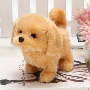Interactive Plush Puppy Companion - Realistic Pet Experience with Lifelike Sounds, Soft Cuddly Body, and Endless Playtime Fun
