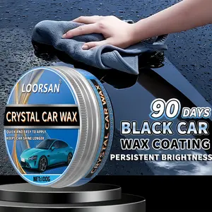 Premium Black Car Wax - 100G Deep Gloss End, Scratch Removal, Crystal Plating Waterproof, And Long-Lasting Paint Protection for Black Vehicles. Car Care Products | Car Coating Agent | Polishing And | Waxing Set | Car Paint Care | Car Stuff