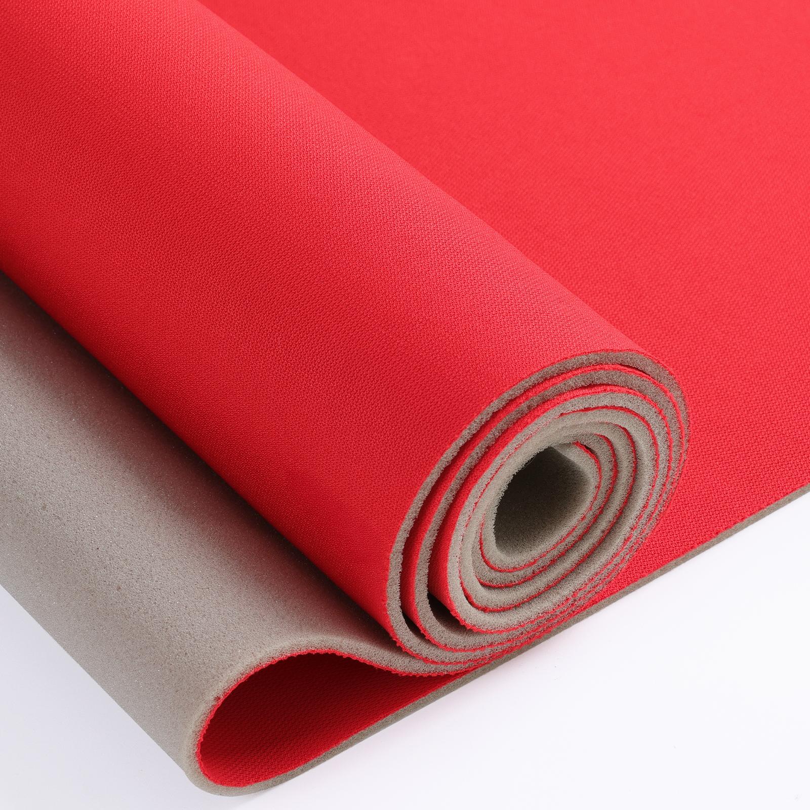 Auto Headliner Synthetic Leather Fabric Upholstery ceiling Suede Backing FABRIC Multi-color Upholstery Material – 60" Flat Knit, 1/8" (3mm)   with  Foam Backed, Sold by the Yard, for Auto Car Roof Dashboard Door Panels Trunk Repair