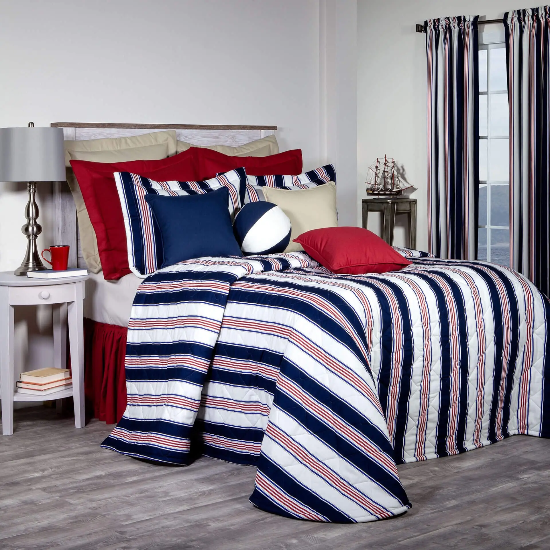 On Course Stripe Bedspreads