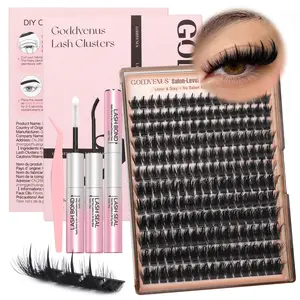 Goddvenus Spiky Slay Manga Lash Clusters With Spikes Pre-Spikes Wispy Cluster Eyelash Extensions Fluffy Anime Eyelashes Clusters Reusable Faux Mink Fairy Individual Lash Extension D Curve 12-18mm 204 Pieces - Cosmetic, Makeup