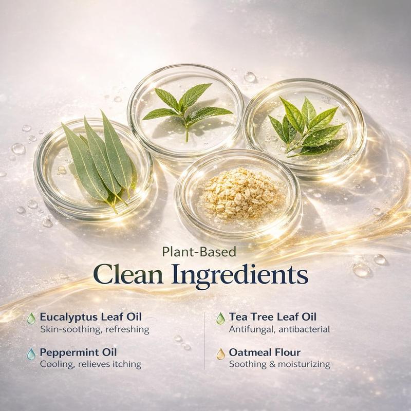 TAGRID Antifungal Soap with Tea Tree Oil – Fine Oatmeal Powder Body Bar for Deep Yet Gentle Cleansing – Body Wash for Jock Itch, Ringworm & Itchy Skin – Soothing Relief, Skin Balance & Herbal Cleanser (2 Bars)