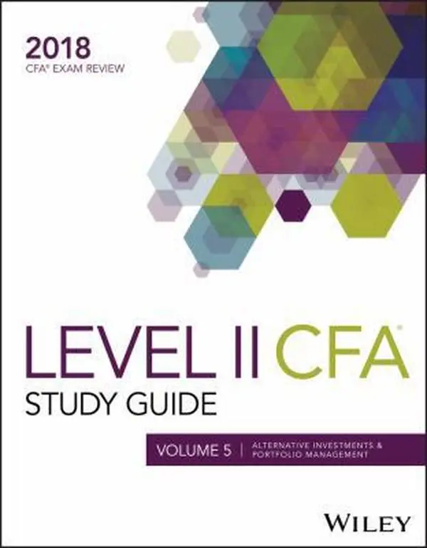 Used Wiley 2018 Level II CFA Exam Review Book - Alternative Investments & Portfolio Management (CFA 2018 Curriculum), English Paperback Book