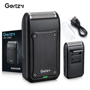 Men's Professional Foil Razor, Rechargeable Electric Shaver, Precision Blades, Pain-Free Beard Trimmer, Wireless Travel Grooming Kit, USB Rechargeable Shaver