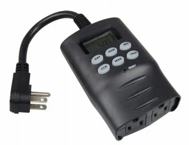 212 MAIN Outdoor Digital Timer - 7-Day Programmable Plug-in Device with Sequence Control, Precise Time Delays, and Key Features