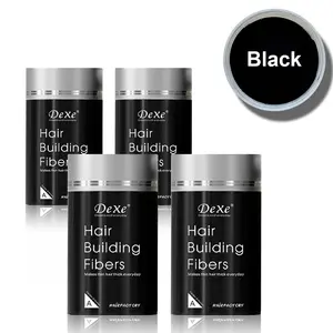 Dexe Hair Building Fibers Instant Hair Thickening & Fuller Look 2-Pack/4-Pack Black & Dark Brown Haircare for Men & Women