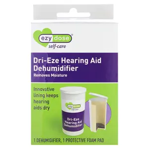 Ezy Dose Self-Care, Dri-Eze Hearing Aid Dehumidifier Kit, 2 Piece Kit