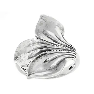 JTV Sterling Silver Leaves Ring