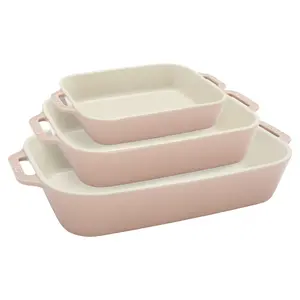 STAUB Oven-to-Table Baking Dishes, 3-pc Set, Ceramic