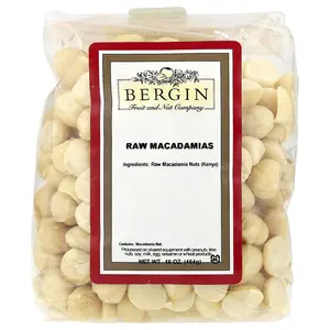 Bergin Fruit and Nut Company Raw Macadamias, 16 oz (454 g) Bergin Fruit and Nut Company Raw Macadamias, 16 oz (454 g)