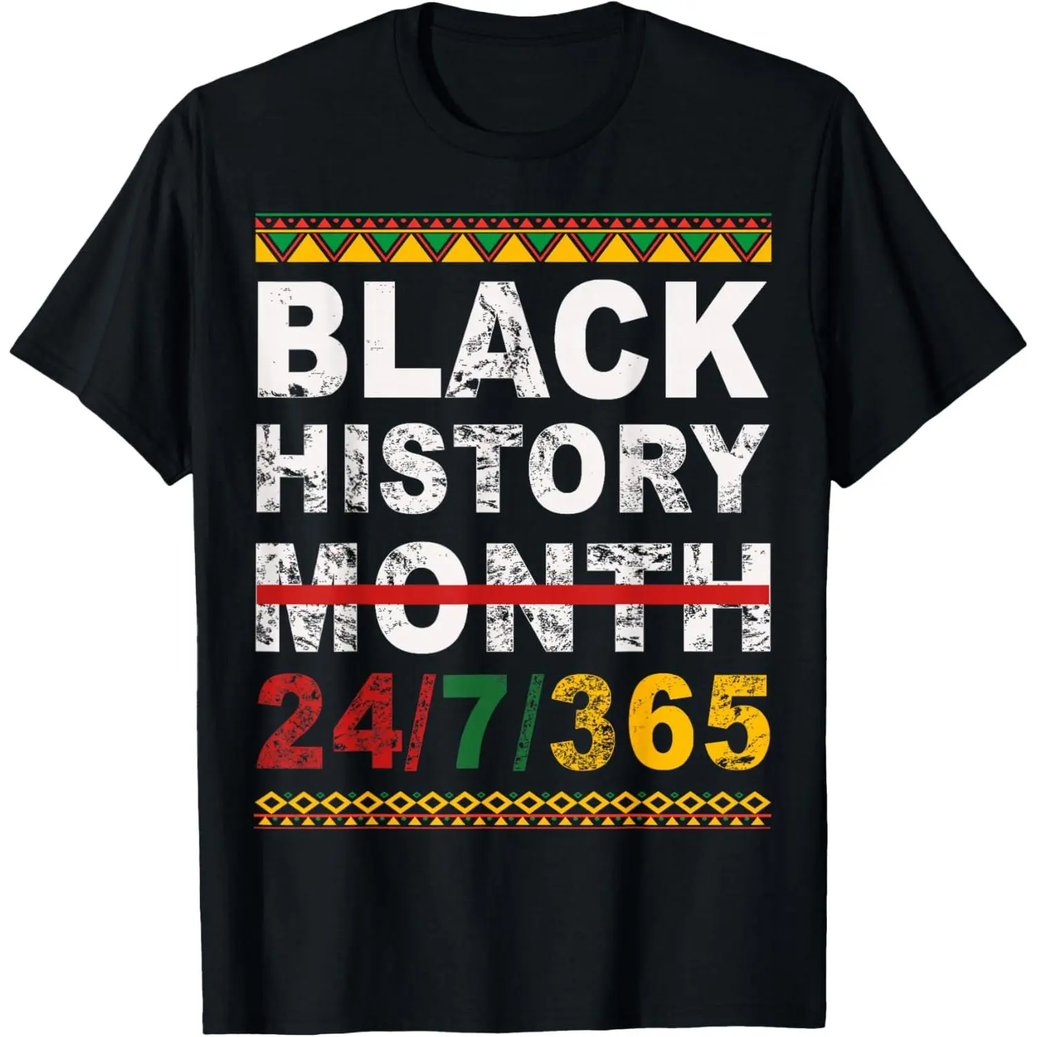 One Month Can't Hold Our History Black History Month T-Shirt