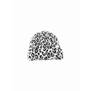 Leopard Print Knit Beanie Hat for Men and Women, Soft Stretchy Winter Cap with Cozy Warmth and Stylish Streetwear Look, Perfect for Fall Outfits, Outdoor Travel, and Daily Cold Weather Wear Heart design wool western newsboy unisex style denim baseball