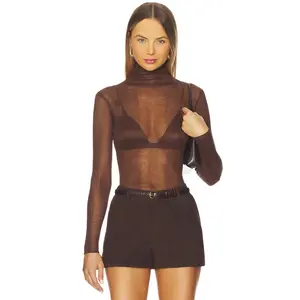 SEROYA Piper Sweater in Slate Brown