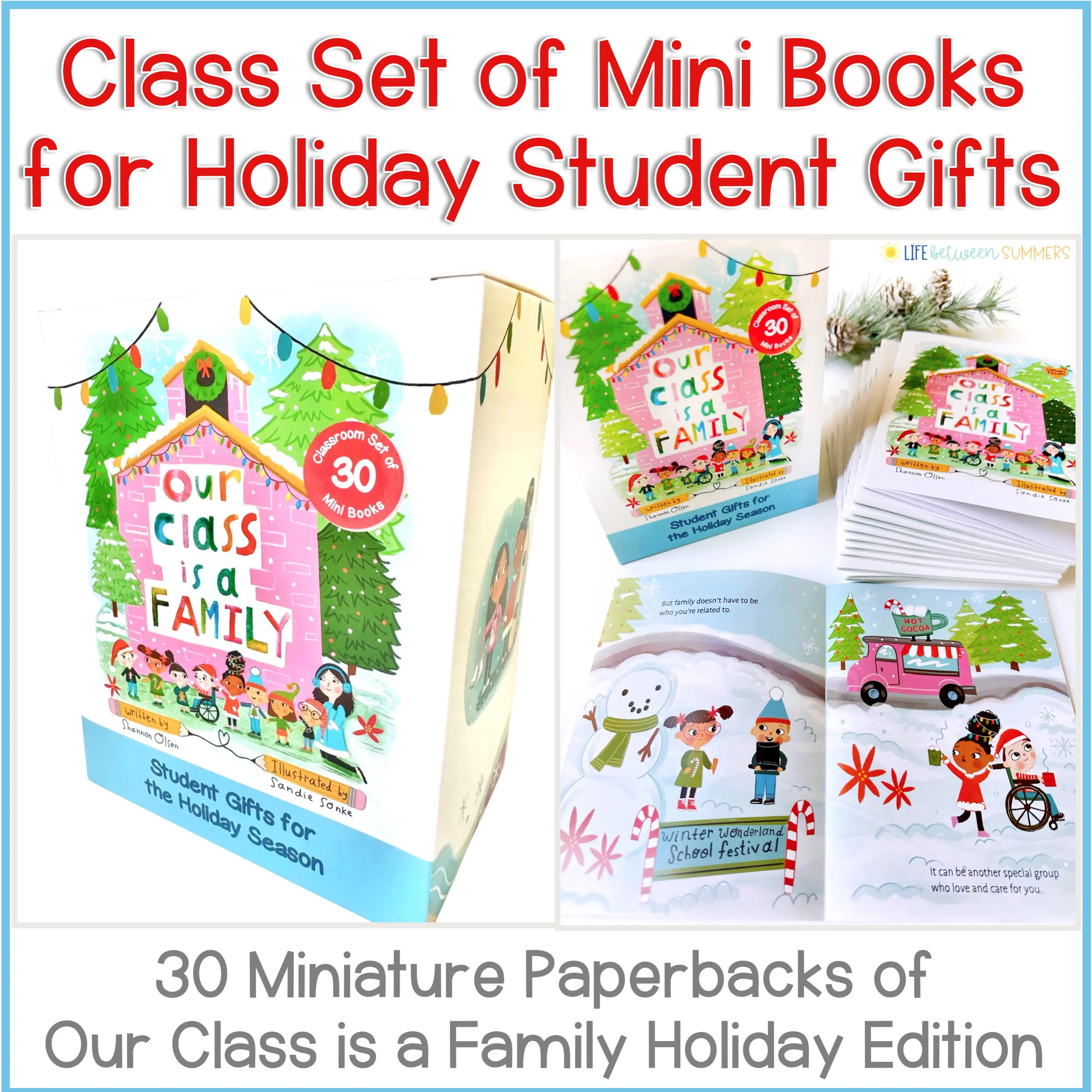 Mini Books: Our Class is a Family Holiday Edition