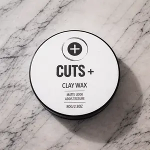 CUTS+ Clay Wax for Men, Easy to Apply - Instant Texture, Matte Finish, Strong Hold, Hair Styling Clay